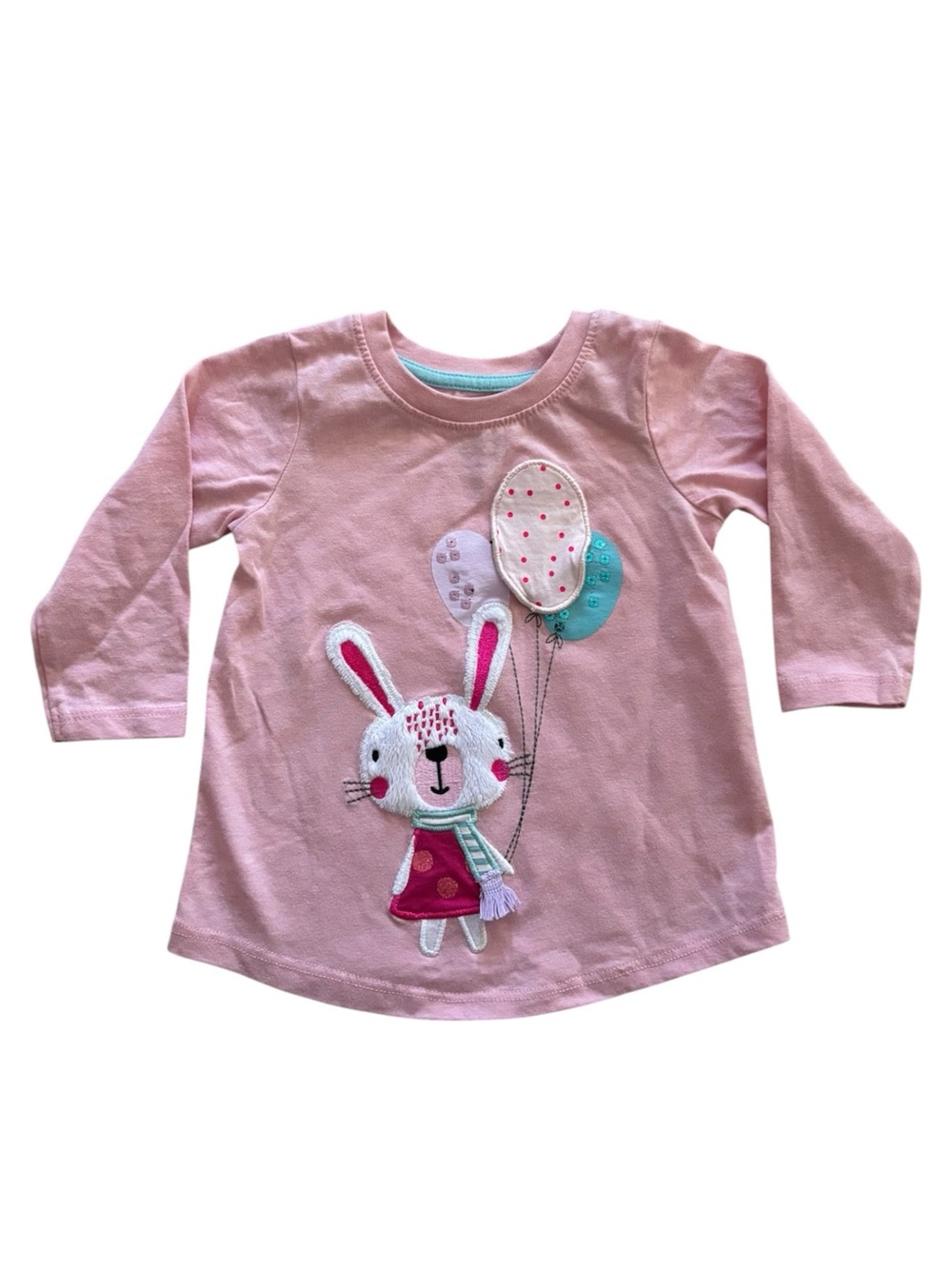 10/$15 George Pink Bunny Balloon Long Sleeve Top